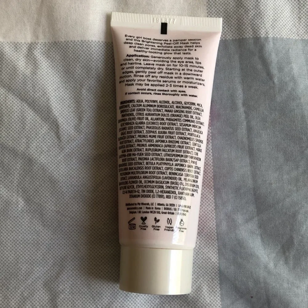 PUR X Barbie Glitterally Pink Peel-off Mask New